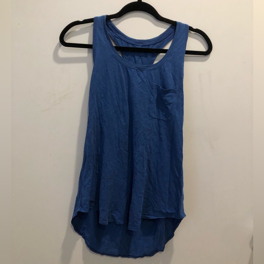 Lululemon Blue Sleeveless Racer Back Top